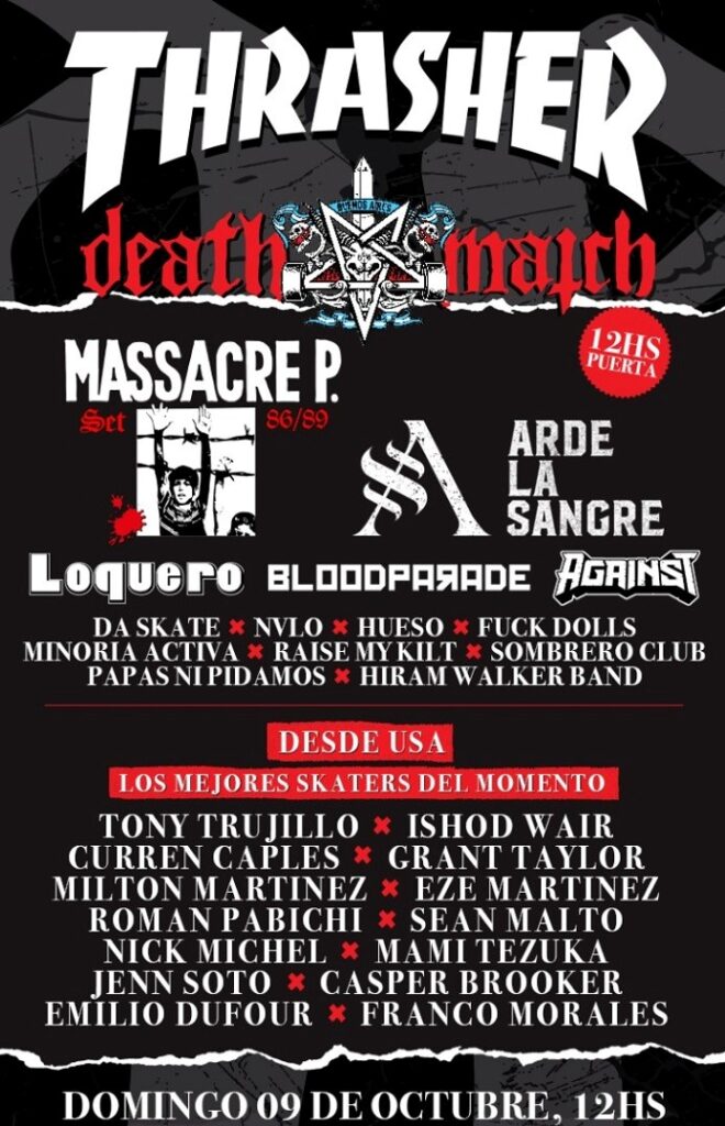 Se viene el primer Thrasher Death Match en Argentina Otras Yerbas Rock